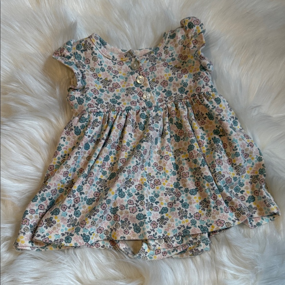 Carter's Pastel Floral Baby Dress